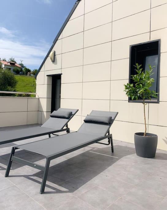 Appartamento Atico Con Esplendida Terraza Comillas Esterno foto